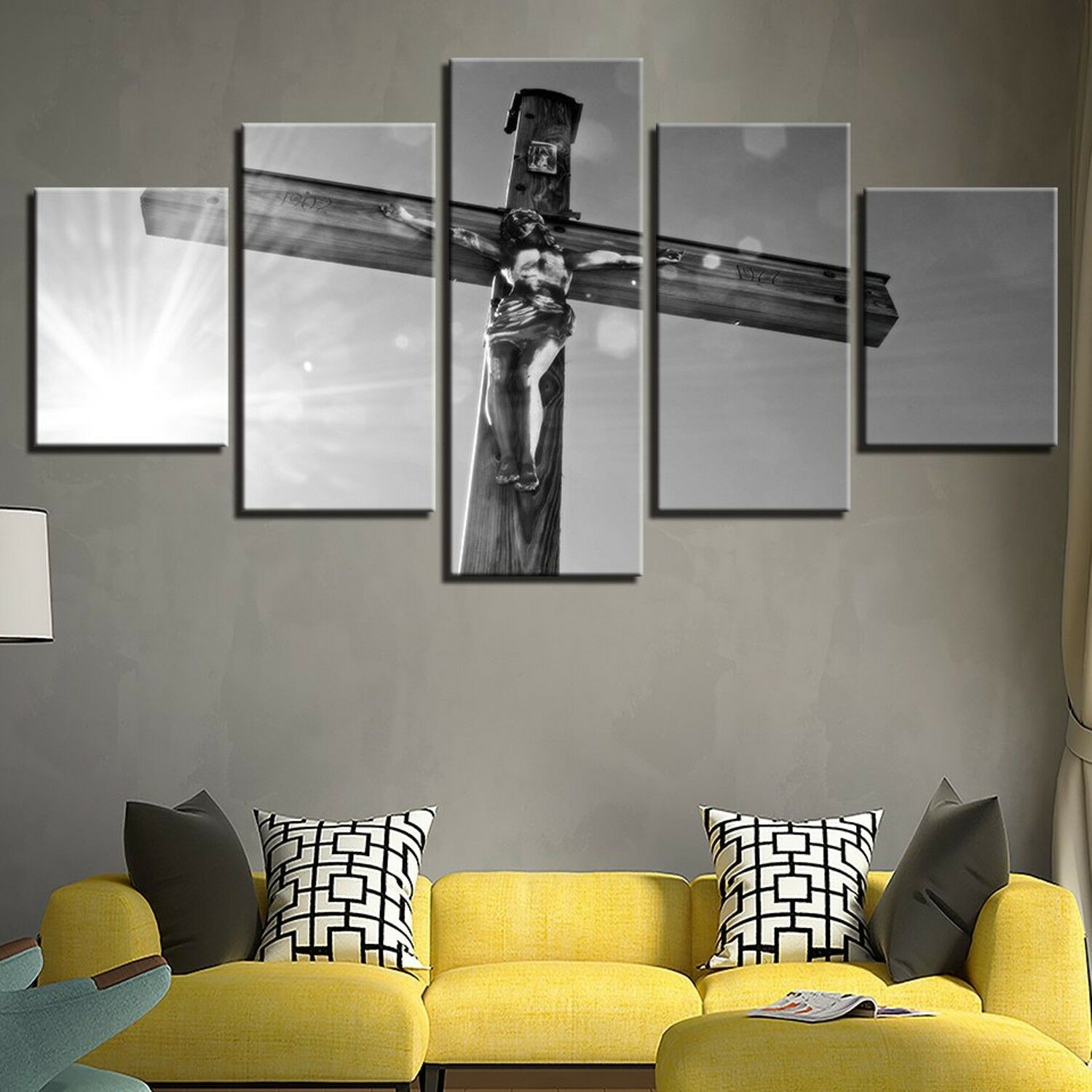 Cross Jesus Christ Wall Art Canvas Decor Printing Ca Go Canvas
