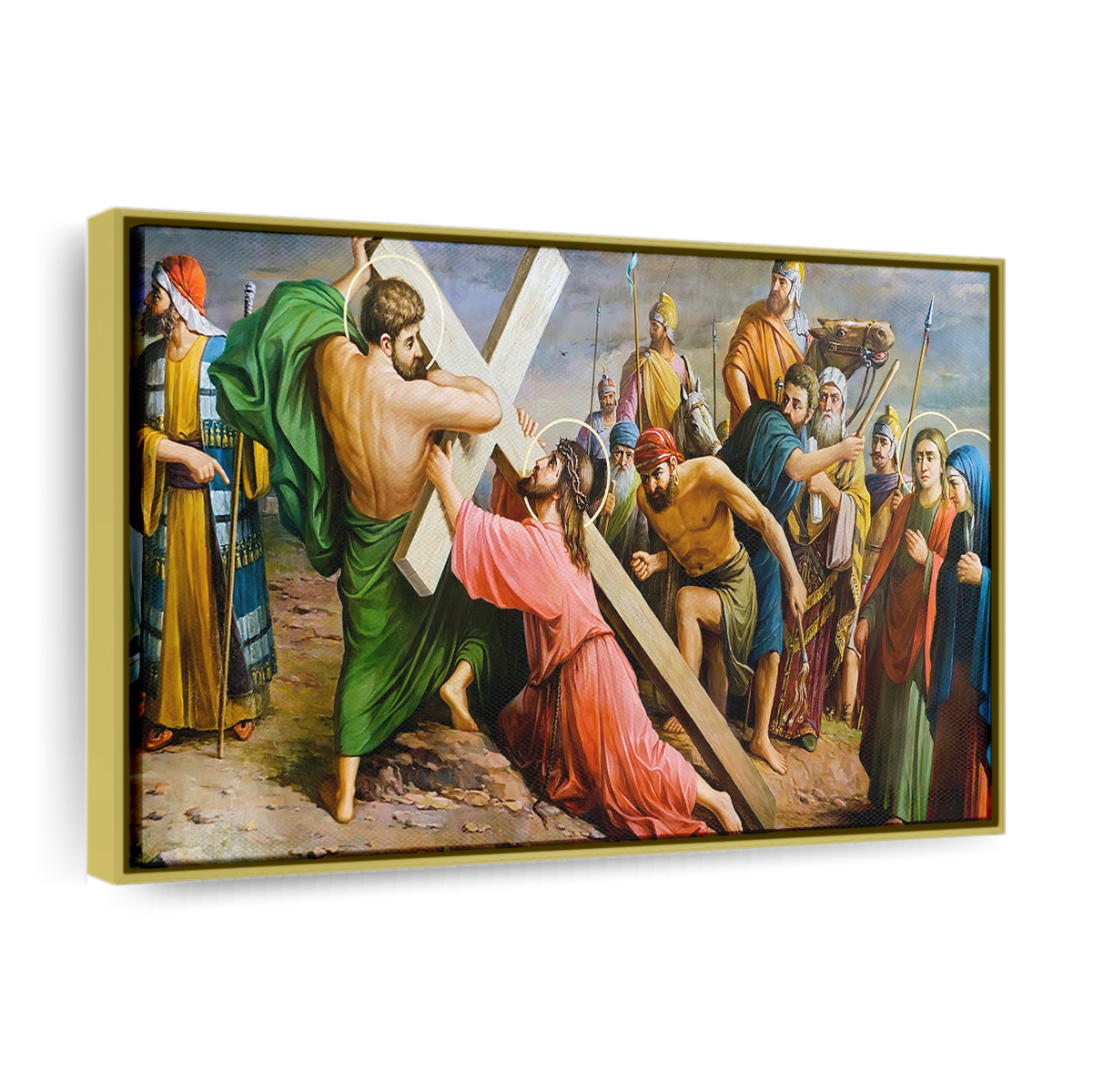 Crucifixion Of Jesus Christ Canvas Wall Art Decor – CA Go Canvas